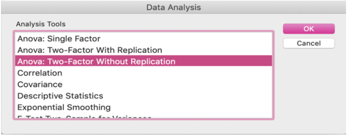 data analysis toolpak for mac
