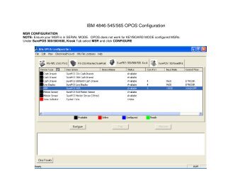 ibm opos configuration utility